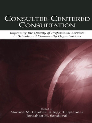 cover image of Consultee-Centered Consultation